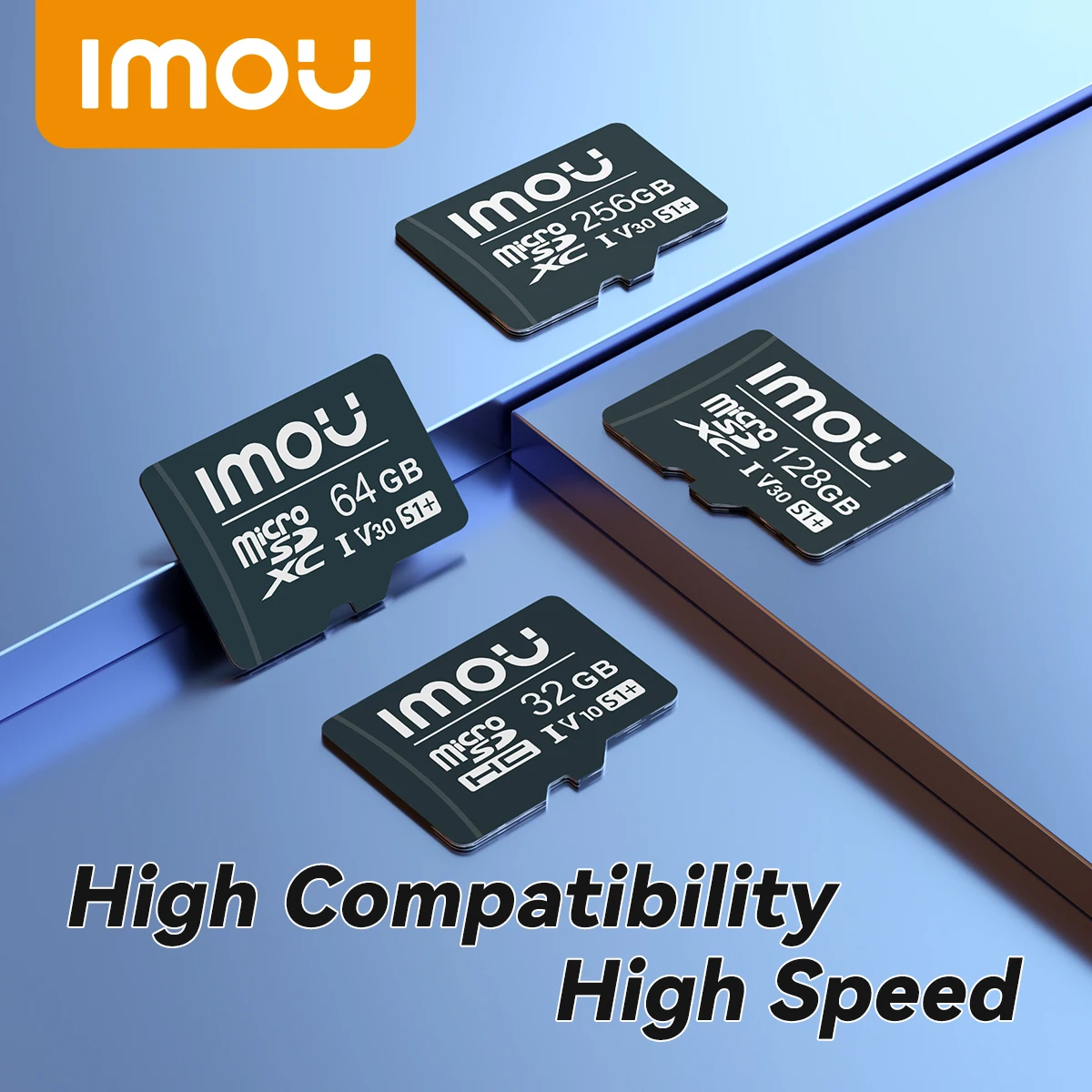 IMOU SD Card,High-speed,32G 64G 128G 256G,High Adaptability,High Compatibility,Exclusive MicroSDXC Card,For Surveillance