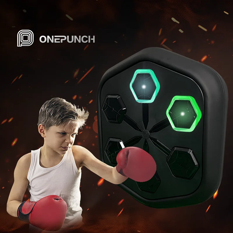ONEPUNCH 음악 복싱 기계, 가정 피트니스 장비, 어린이 훈련 복싱 벽 타겟 스포츠 장비, 태국 펀칭 백