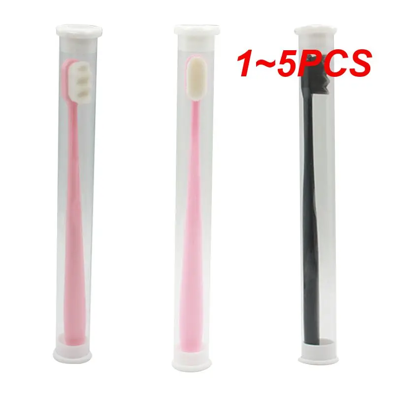 

1~5PCS Ultra-fine Soft Toothbrush Million Nano Bristle Adult Tooth Brush Teeth Deep Cleaning Tool With Box/OPP Bag Oral Care