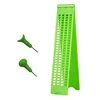 DXAB Plastic Braille Braille Pen Set, 4 Lines 28 Cells Braille and Pen Writing Set for Blind Children, 1