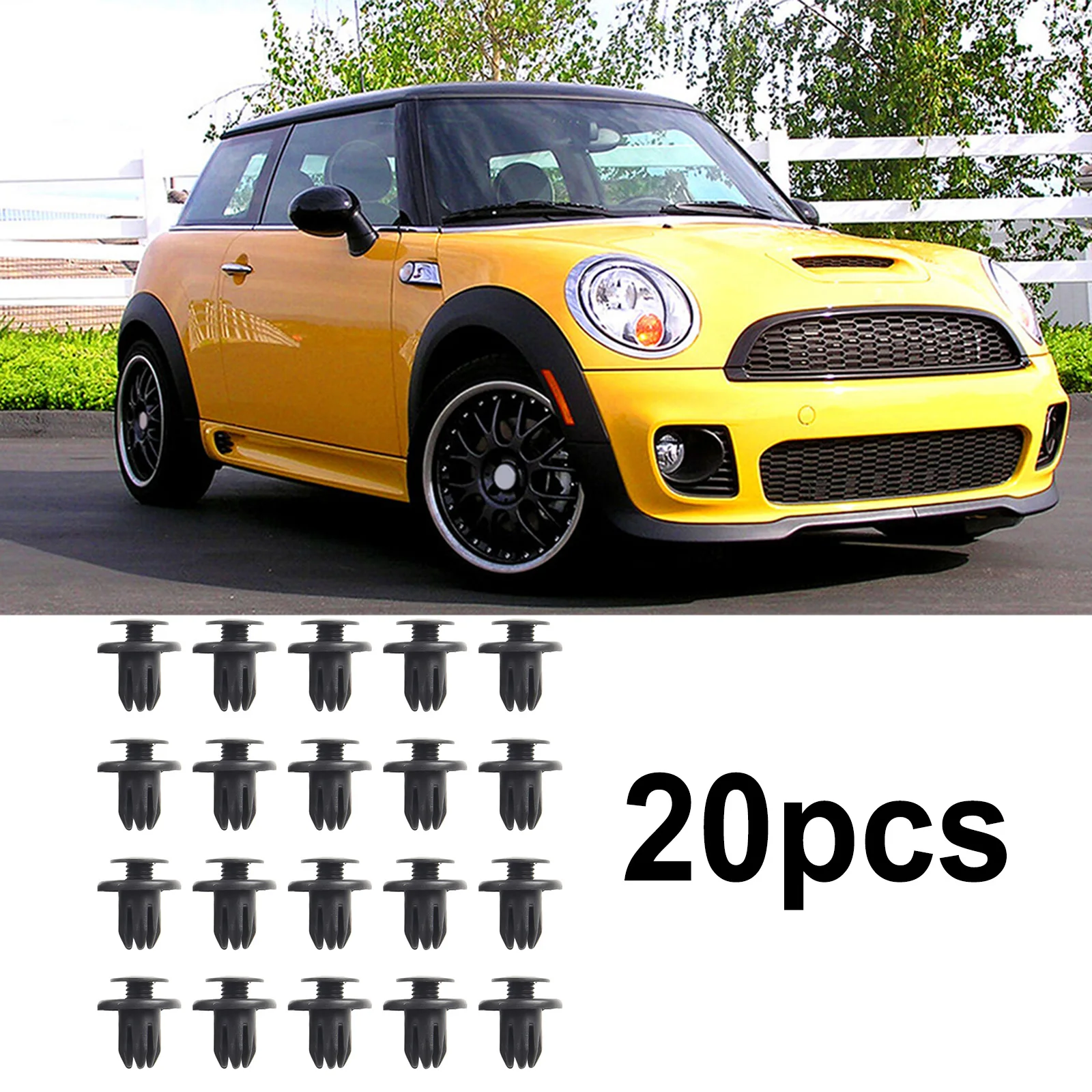 

20 шт. внутреннее колесо, арка, подкладка, детали, мини для Cooper R50 R52 R56 для BMW E81 E82 F52 F39 F45 F46 F48 F49