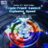 MOYU AOSU V7 Magnetic Magic Cube 4x4 Professional Speed Puzzle Children's Gift Toy Aosu 4×4 Speedcube Cubo Magico for Games 3