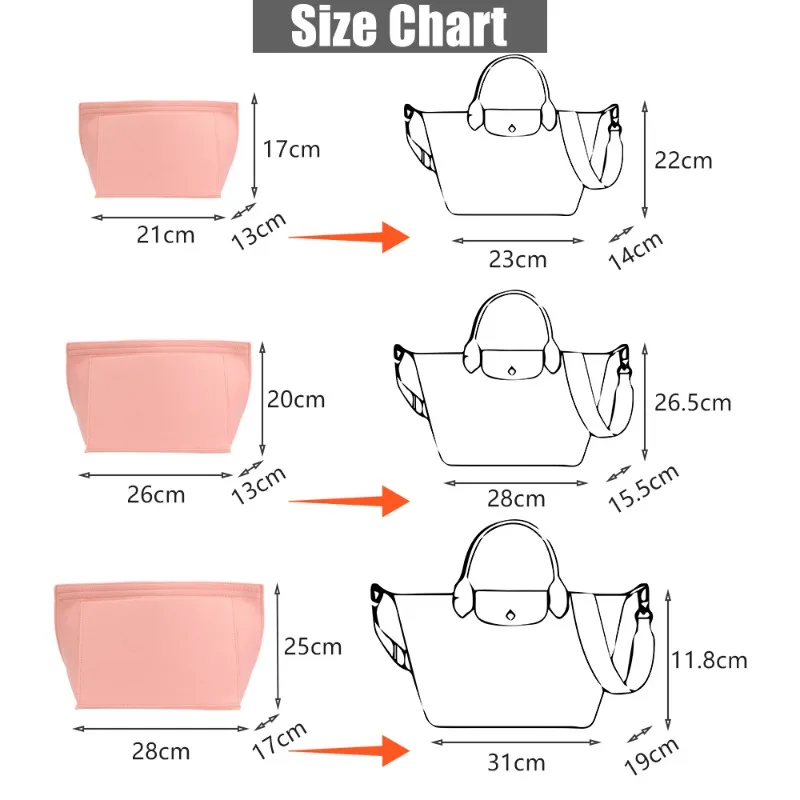 Felt Bags Longxiang Inner Liner Luggage Cosmetics Storage Pouch Women Division Organizing Multifunctional Travel Washing Bag