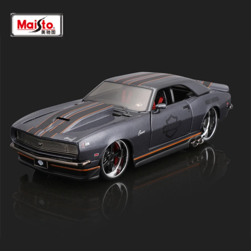 

Maisto 1:24 1968 Chevrolet Camaro Z/28 Alloy Racing Car Model Simulation Diecast Metal Sports Car Model Toy Collection Kids Gift