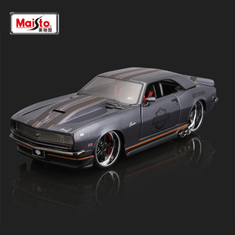 

Maisto 1:24 1968 Шевроле Камаро Z/28 сплав гоночный автомобиль модель моделирование литья под давлением Металл спортивный автомобиль модель игрушка Коллекция подарок для детей