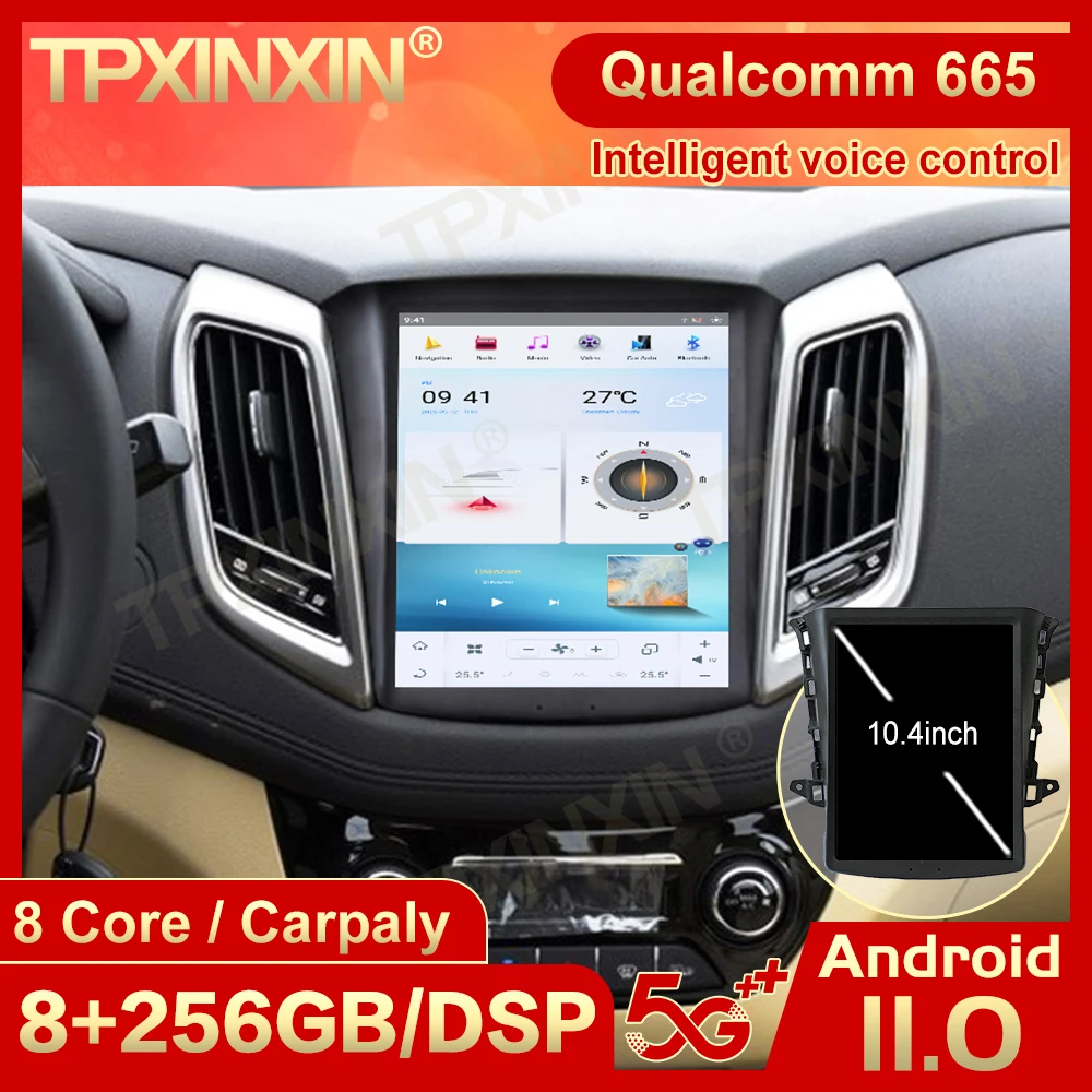 

Android 11 Tesl- Screen Radio Bluetooth Receiver For Changan EADO 2016 GPS IPS Navigation Multimedia Player Upgrade Head Unit