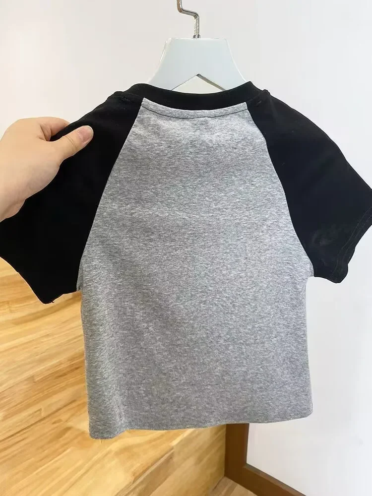 Michael Jackson Kids round Neck Short Sleeve T-Shirt Summer New Print Unisex Toddler Kids Casual Wear from Mainland China