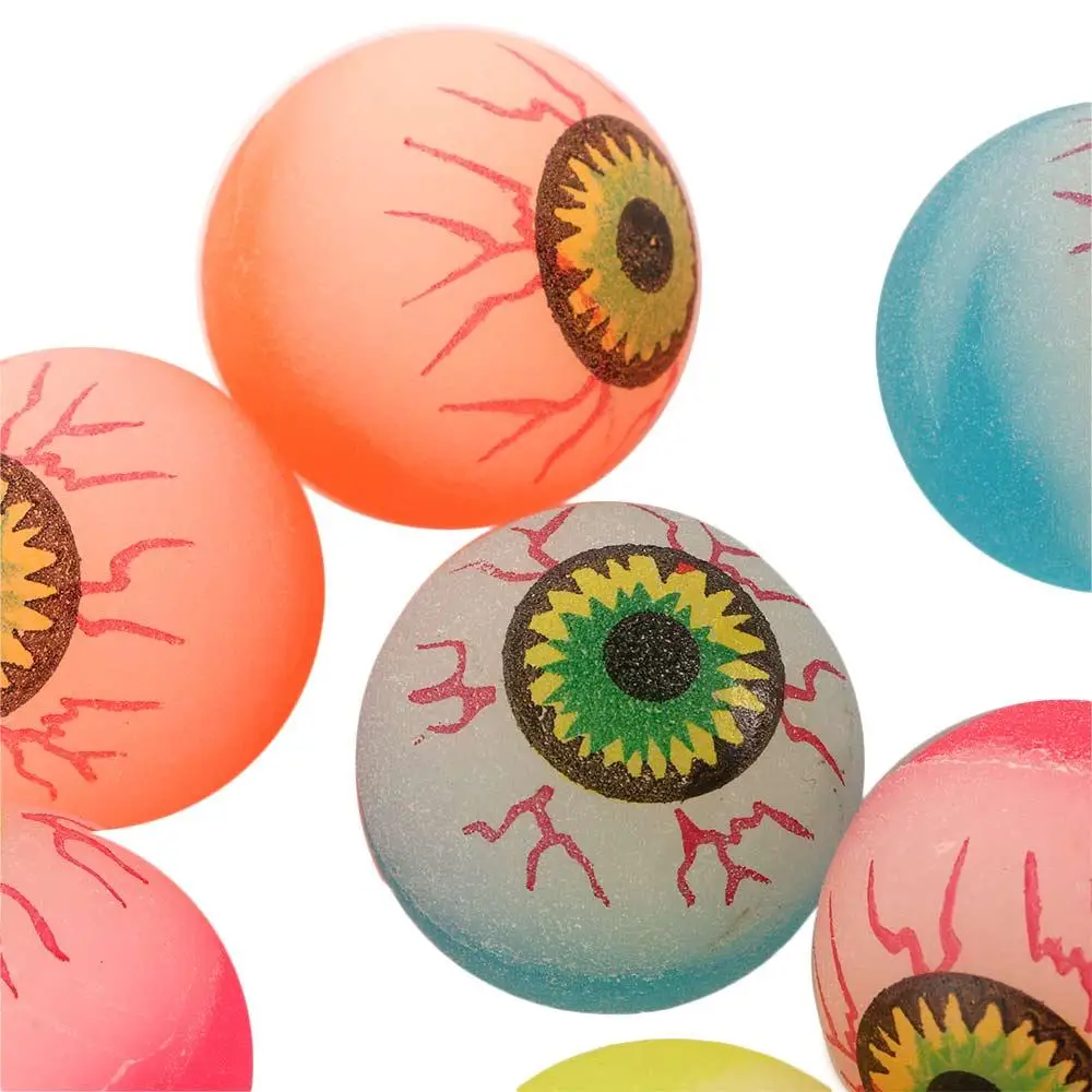 Games Bouncy    Balls Children Gifts Jumping Balls Scary Eye Balls Halloween Bouncy Balls Halloween Party Supplies