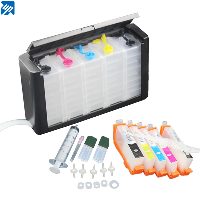 UP CISS ink system compatible for hp 178 178XL for hp Photosmart 7510 C5380 C6380 D5460 C309a/c/g C410c C310b printer with chip