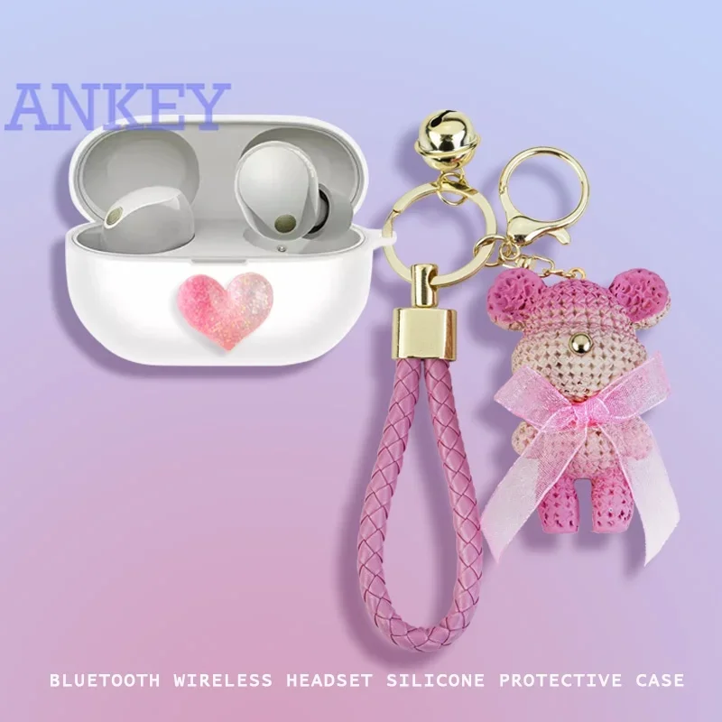 Per Sony Wf-1000Xm5 Custodia 1000 Xm5 Silicone Protettivo Cute Cartoon Cover Bluetooth Auricolare Shell Cuffie Portatili