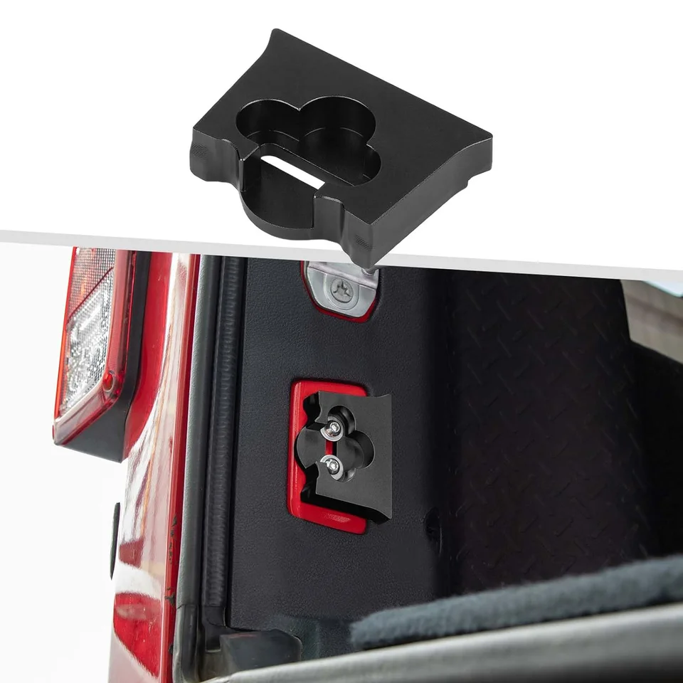 Limitatore Per Portellone Posteriore Jeep Wrangler JK/JKU 2007-2021 - In Alluminio, Facile Installazione - Foto 5