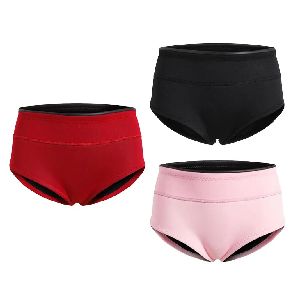 1.5mm Neoprene Super Stretch Diving Snorkel Brief Underwear Shorts Women Wetsuit Boyshort for Diving Swimming Snorkeling
