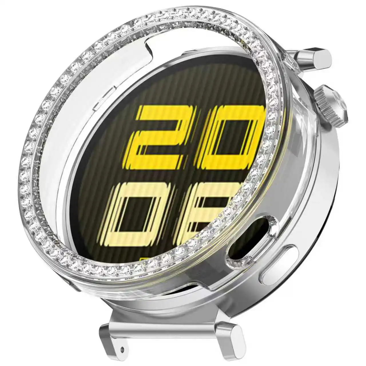 Elegant Protective Bumper Shell Frame with Diamond Cover