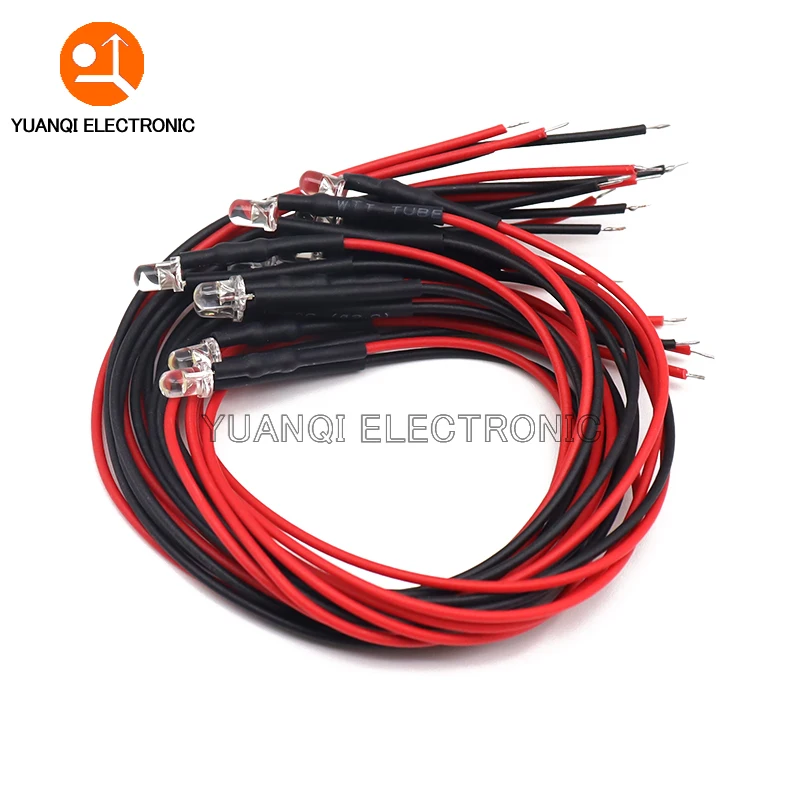 20 LED Candela Tremolanti Arancioni 3mm - Pre Cablati 7.9 Pollici Per Decorazioni - Foto 10