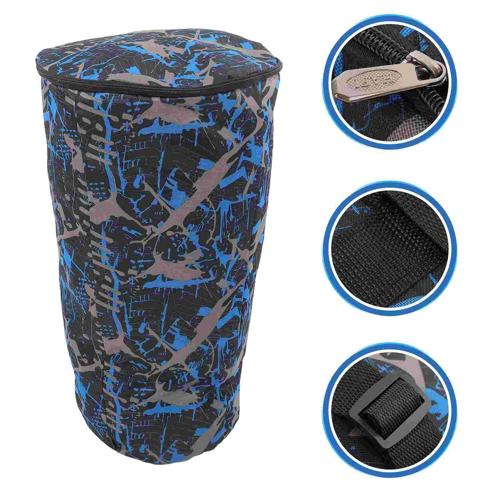 

Drum Bag African Carry Case Storage Instrument Bags Waterproof Djembe Shoulder Blue Men Duffle Travel Backpack Musical