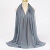 Foulard Hijab en mousseline de soie pour Femme, voile musulman ramadan ,hijab femme musulman,foulard musulmane pour femme, foulard mousseline en Jersey doux de haute qualité hijab islam voile femme musulman,70*180cm