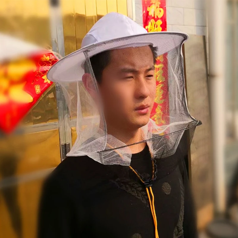 Beekeeping Hat Beekeeper Protective Hat Anti Bee Fabric Nylon Net Yarn Hat Beekeeping Protector Cap Beekeeper Cowboy Comfortable Design