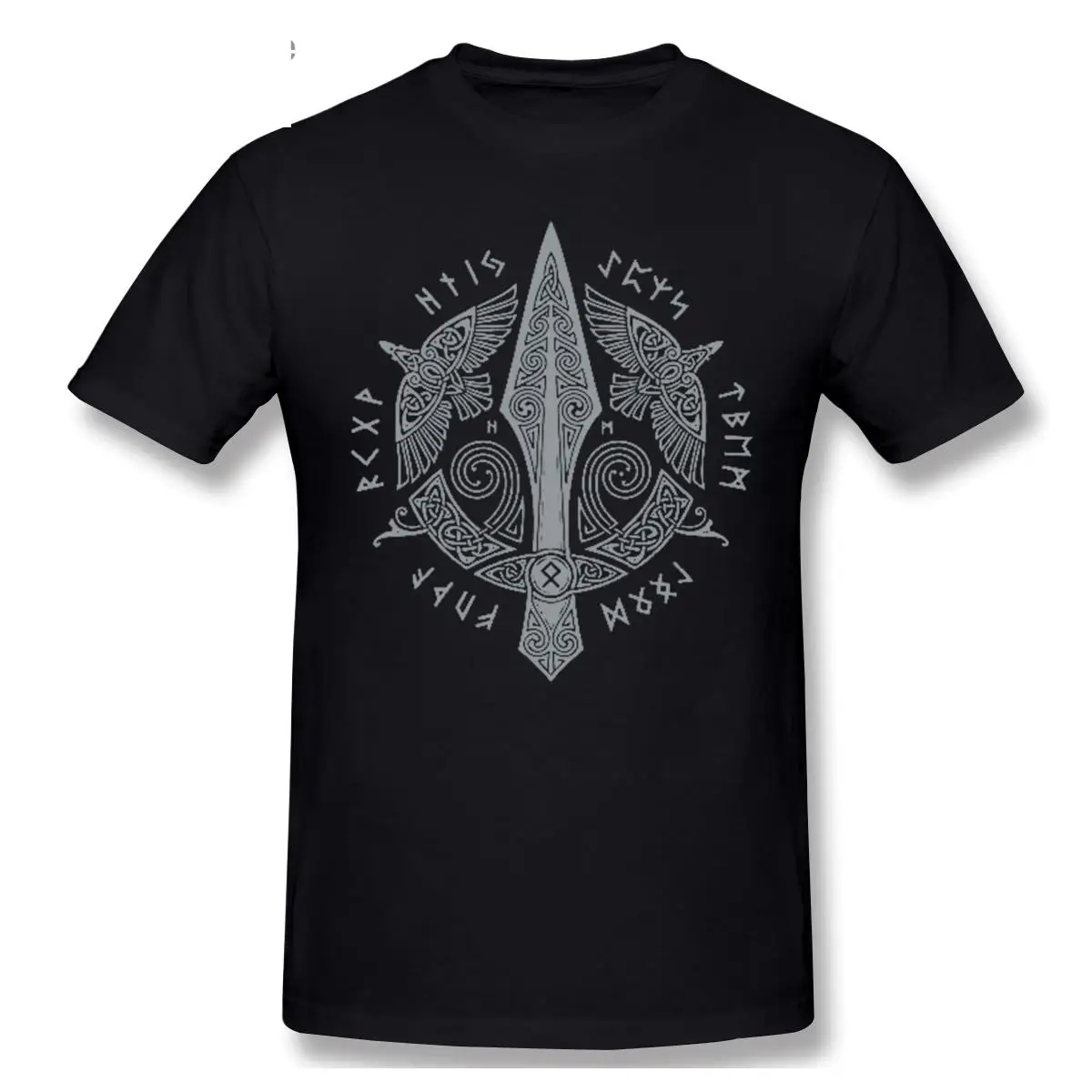 

Odin T Shirt Men Scandinavian Runes Valhalla Tshirt Mens 2020 Summer Fashion Classic Tee Shirt