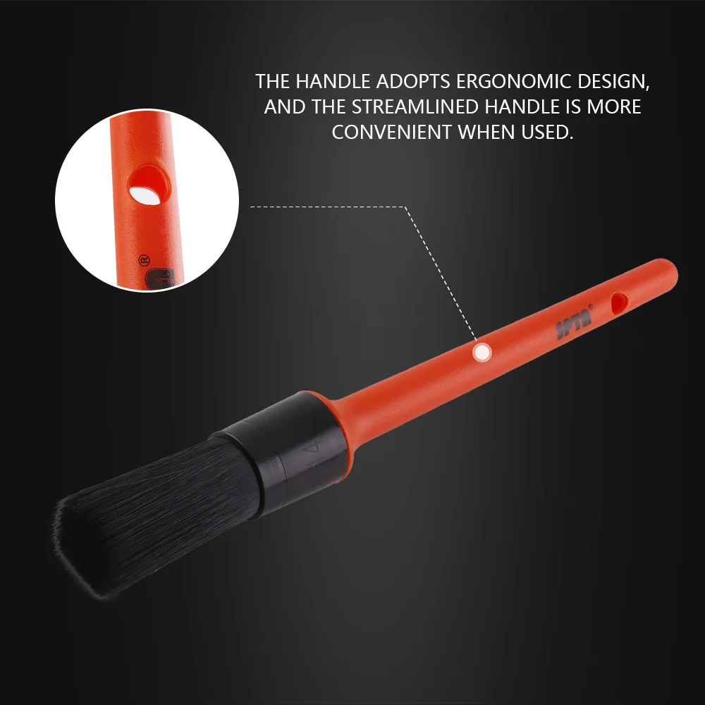 Sharpening Wire Boar Hair Car Detailing Brush PP Plastic Versatile Cleaning Tool For Dashboard Air Outlet etc car cleaning tool