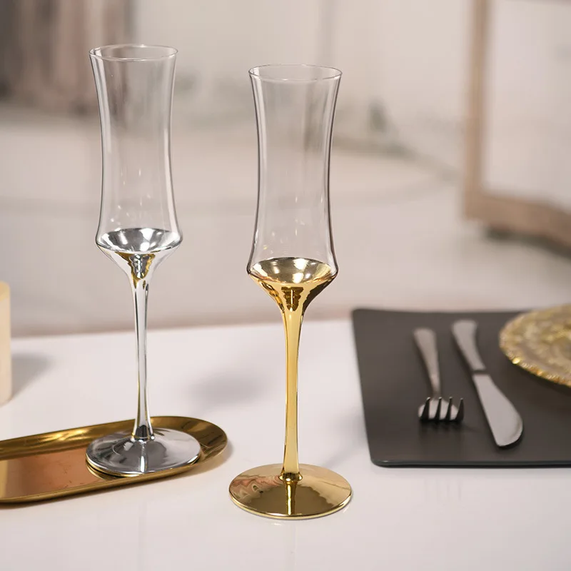 champagne glass red wine pair goblet wedding gift shot glasses set copas de cristal de colores cocktail glass