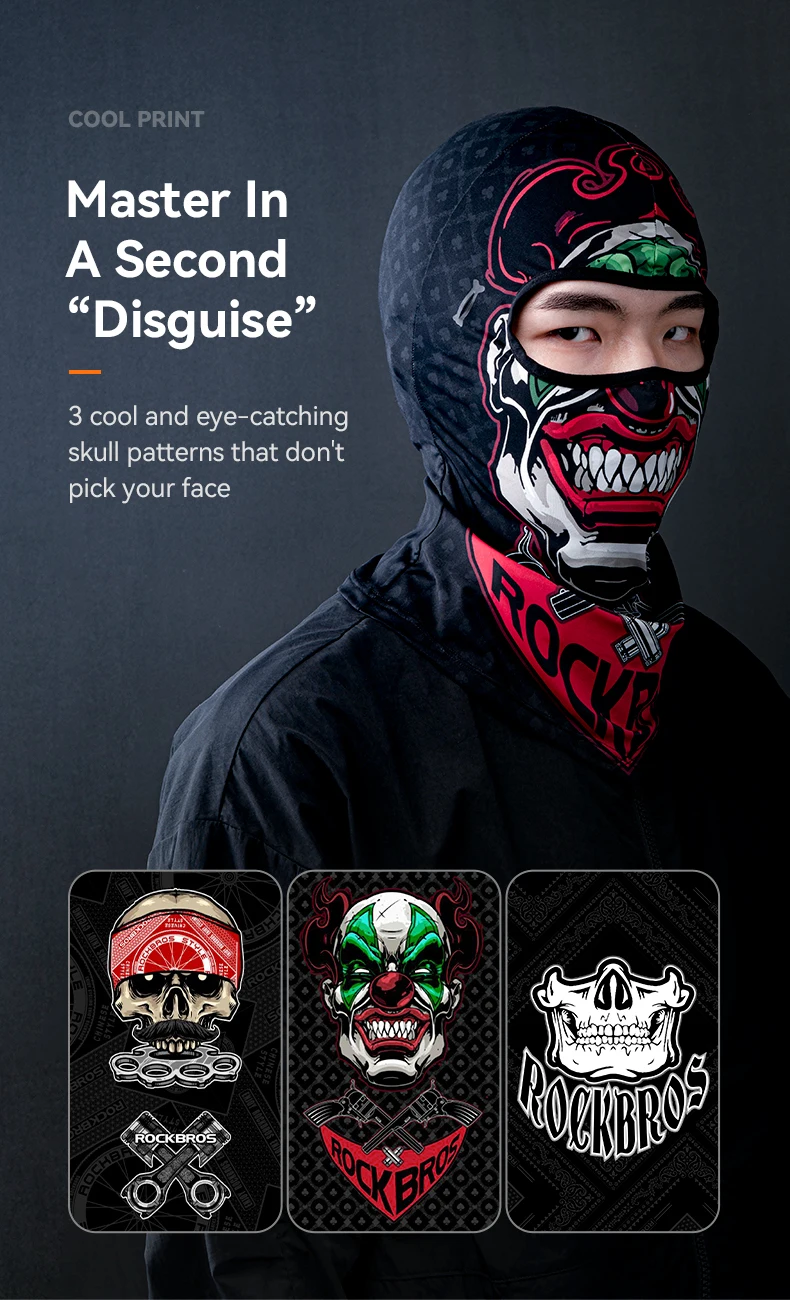 breathable cycling mask side view