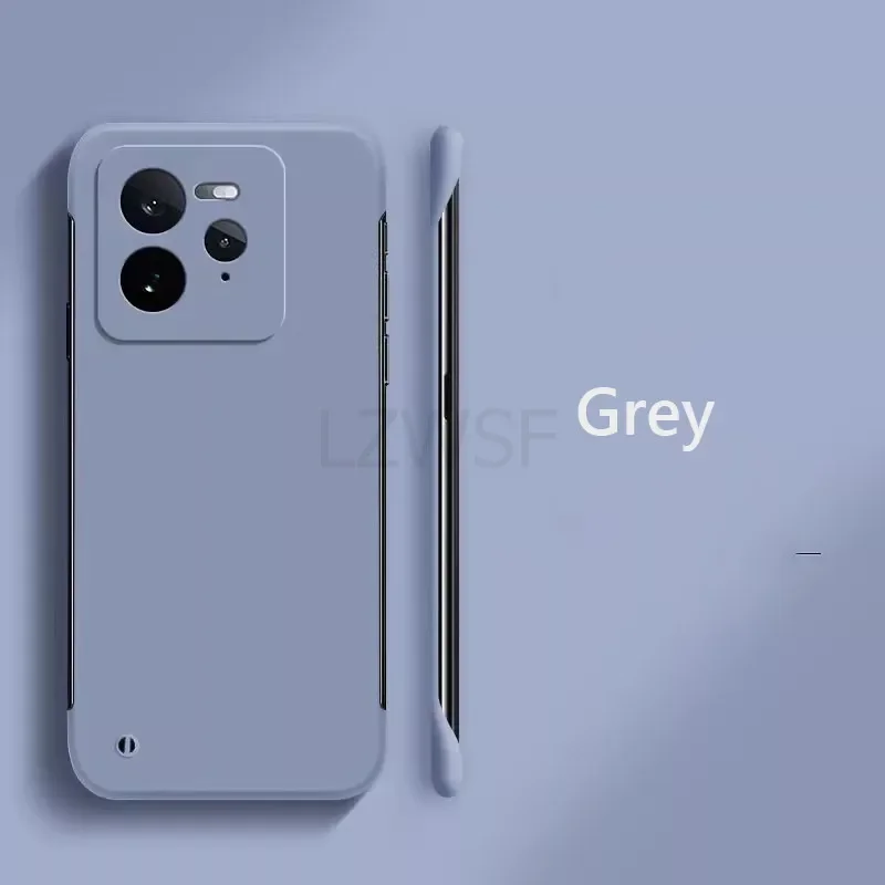 Frameless Slim Matte Hard Back Shockproof Case