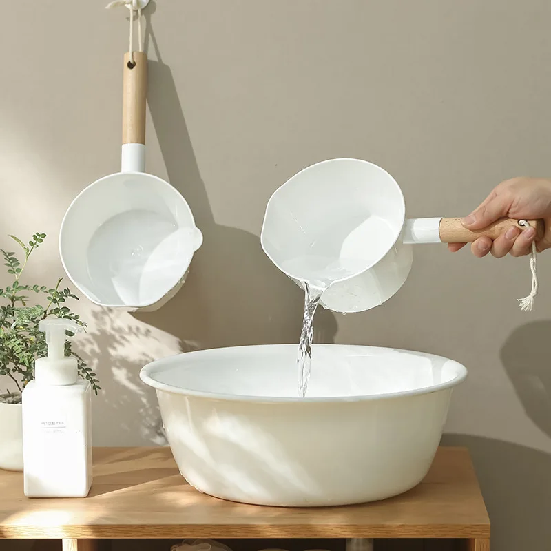 Scoop Water Scoop Household Thickened Long Handle Plastic Multi-purpose Large Creative Deepening Water