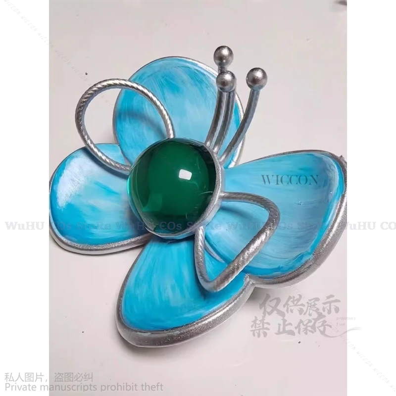 P 코스프레 안토니아 가슴 액세서리, 롤 플레잉 브로치, 나비 3D 인쇄, 코스튬 소품, 애니메이션 거짓말, P 안토니아 브로치