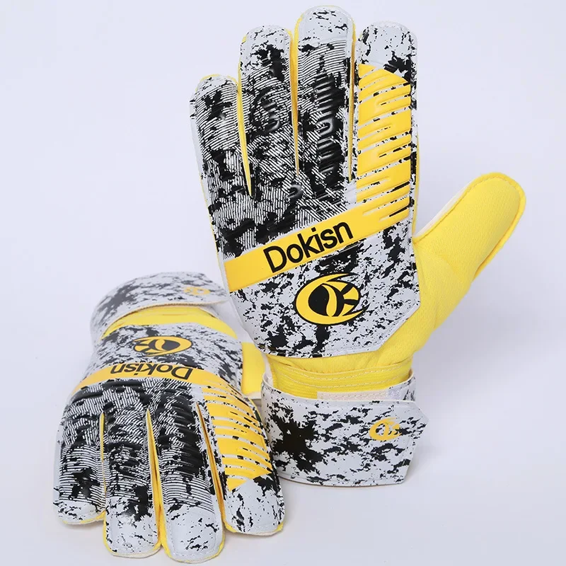 Professional Goalkeeper Gloves Adult Match Training Latex Impact Anti-skid Wearproof Football Gloves Thickened Soccer