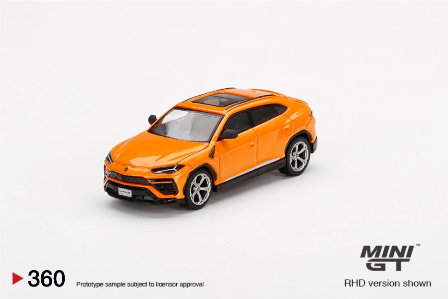 

MINI GT 1:64 Urus Arancio Borealis orange LHD Die-Cast Car Model Collection Miniature