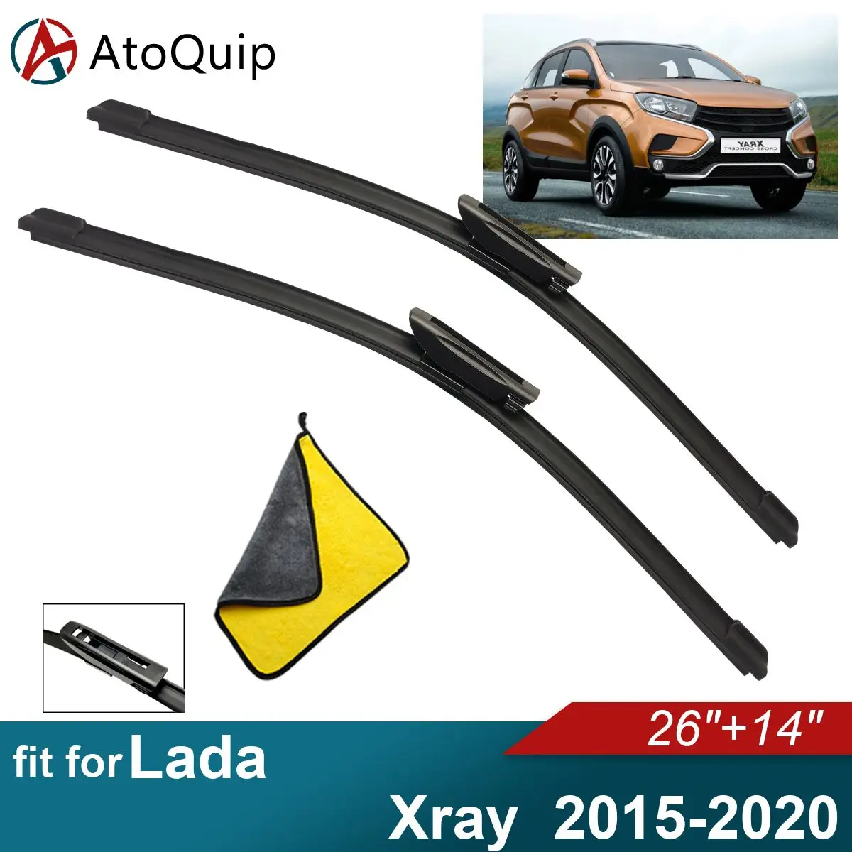 

Аксессуары для Lada Xray, щетки стеклоочистителя из мягкой резины, автомобильный передний экран, 2015, 2016, 2017, 2018, 2019, 2020