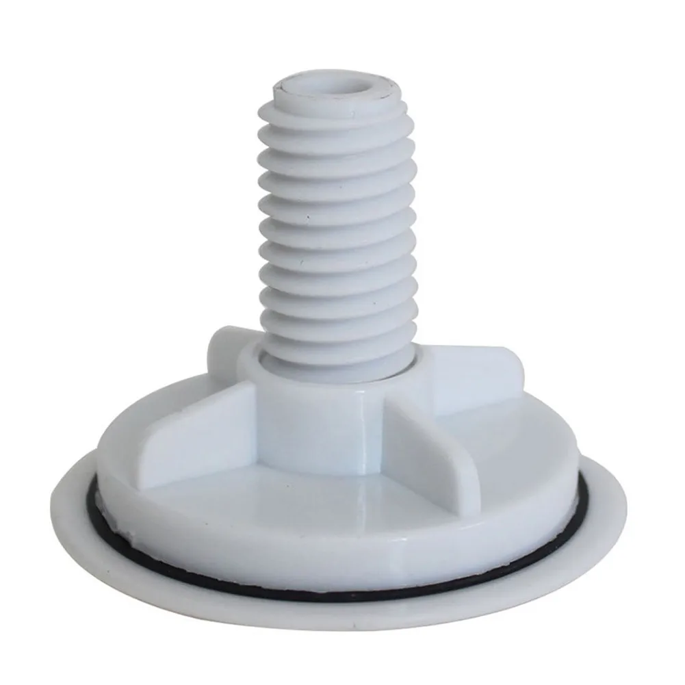 49mm Tap Hole Stopper Cover Blanking Plug Kitchen Sink Tap Basin Hole Plate ABS Plastic White Overflow Holes