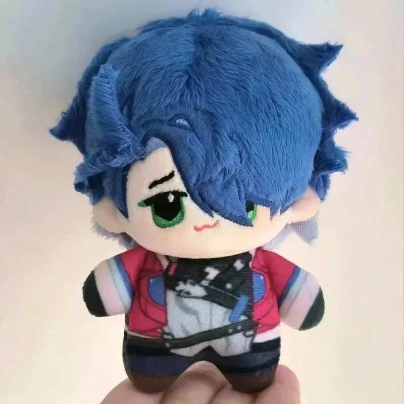 thumbnail image 1 of 10CM Honkai: Star Rail Game Peripheral Anime Doll Cosplay Aventurine Dr. Ratio Soft Plush Adorable Pendant Key Chain Toys Gifts, 1 of 5