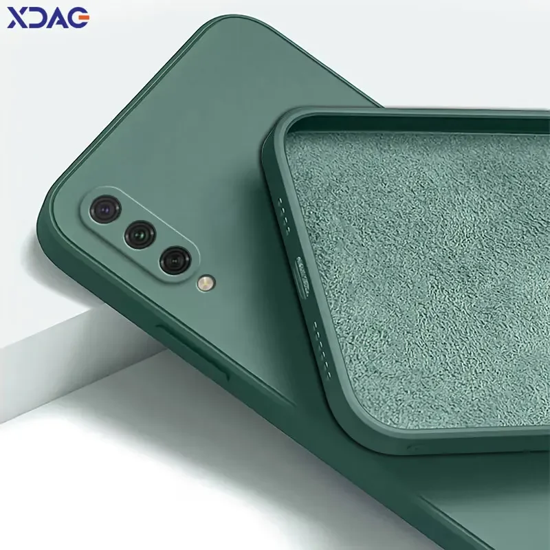 Original Square Liquid Phone Back Covers for Xiaomi Mi A3 Lite