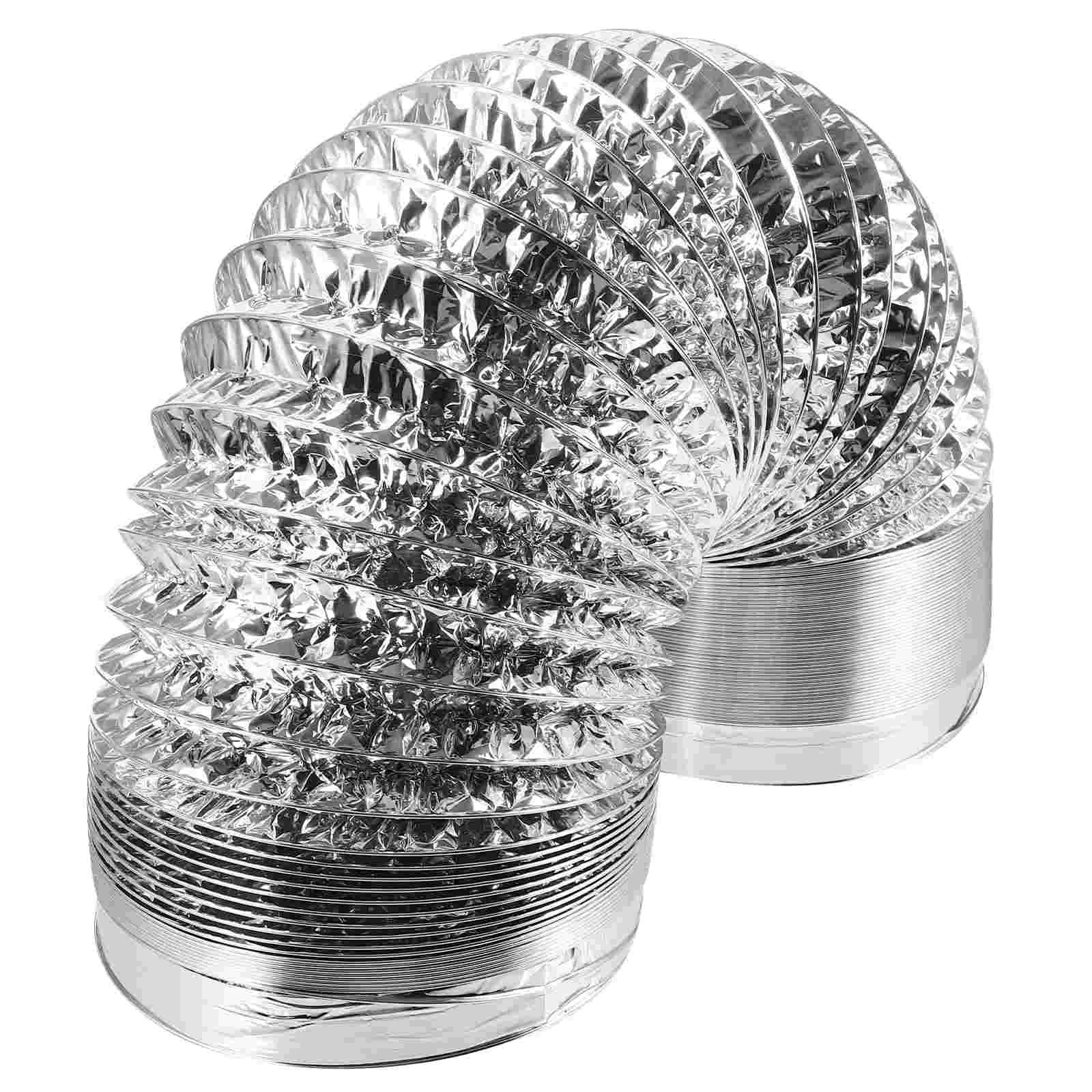 유연한 알루미늄 호일 덕트 벤트 호스, 유연한 공기, 알루미늄 덕트 건조기, 벤트 호스 Hvac, 7 인치, 10 피트 두께