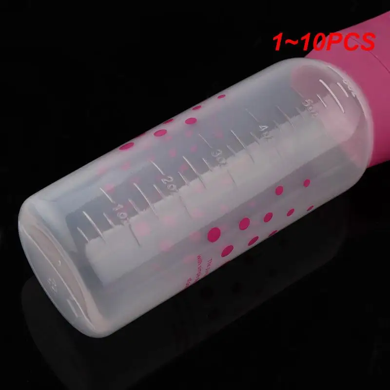 

1~10PCS Plastic Shampoo Bottle Oil Comb Dispensing Applicator Bottles 3 Colors Big Capacity Salon Hair Coloring Hair Styling