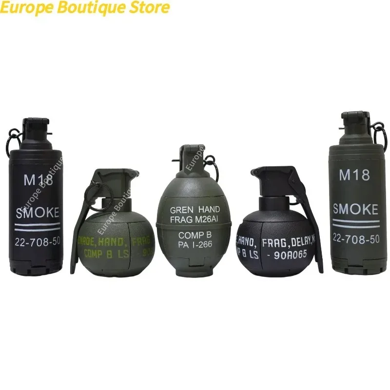 10가지 스타일의 M67 연막탄 물폭탄 장난감 게임 소품 모델 (야외 놀이용)