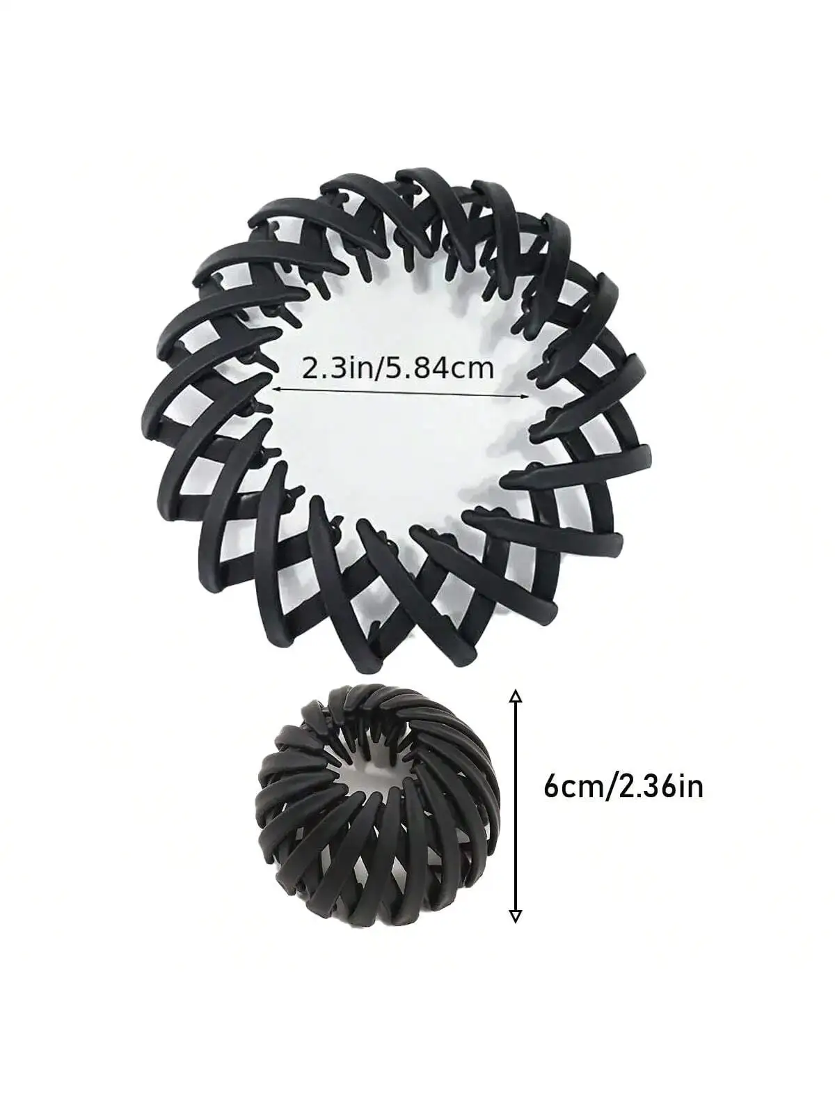 3 pezzi di fermagli per capelli a nido d'uccello con testa a sfera, forcine per capelli, clip per fissare la coda di cavallo alta, accessorio per capelli da donna, fermaglio per capelli._voghion.com