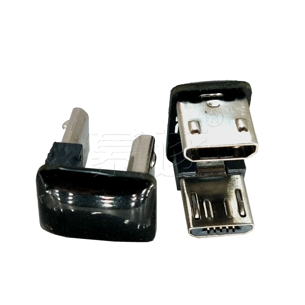 90 Degree Micro 5pin Female to Micro USB Male Data Adapter with Mini USB Connector Description Image.This Product Can Be Found With The Tag Names 90 degrees micro usb connector, Left male micro mini usb female, Micro usb female 5pin right angle