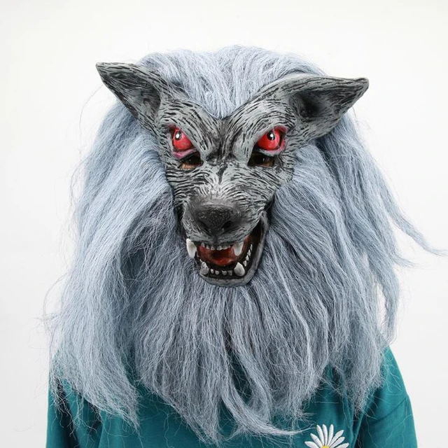 Therian Mask Wolf Halloween Costume for Men Scary Animal Furry Head Novelty  Special Use Cosplay Latex Mascara Disguise Woman - AliExpress