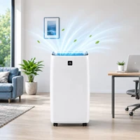 Climatiseur portable à onduleur 9000/12000/14000 BTU, mini climatiseur mobile avec UVC pour la maison 1