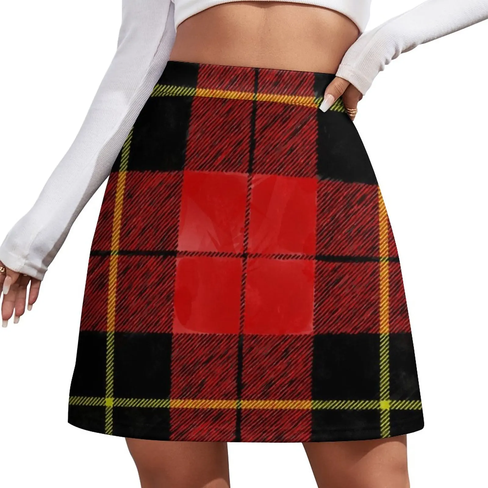 Wallace tartan Mini Skirt mini skirt for women summer skirts Clothes for summer