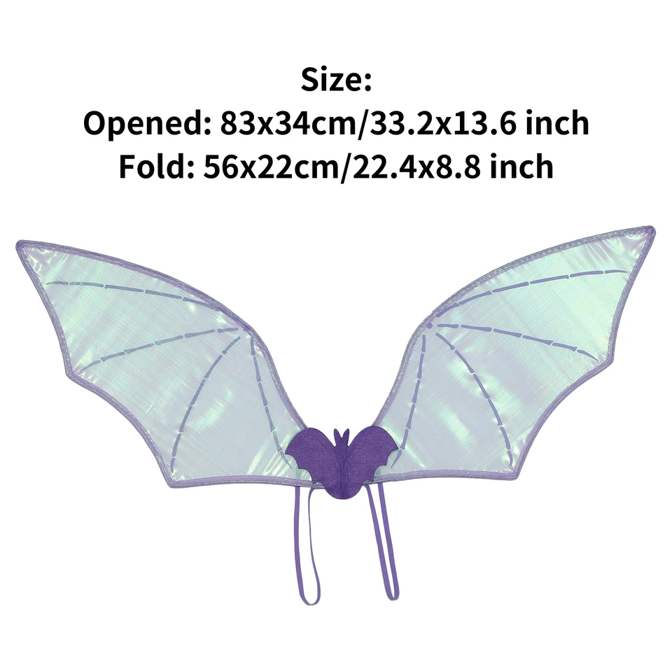 Neer 2 Maschere da Pipistrello di Halloween per Occhi Mascherine da Pipistrello Nere per Donna Uomo Adulti Accessori Gotici per Festa in Costume