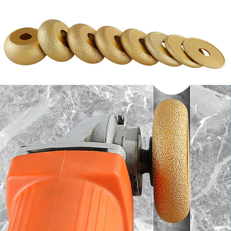 75mm Stone Edging Wheel Grinding Wheel Roman Slotted Granite Marble