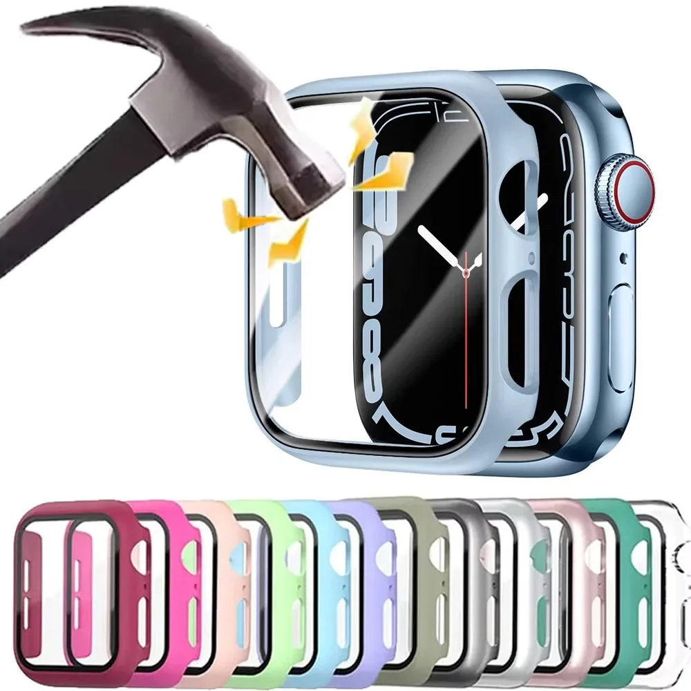Premium Protective PC Case for Apple Watch - Durable Shell with Membrane Integration