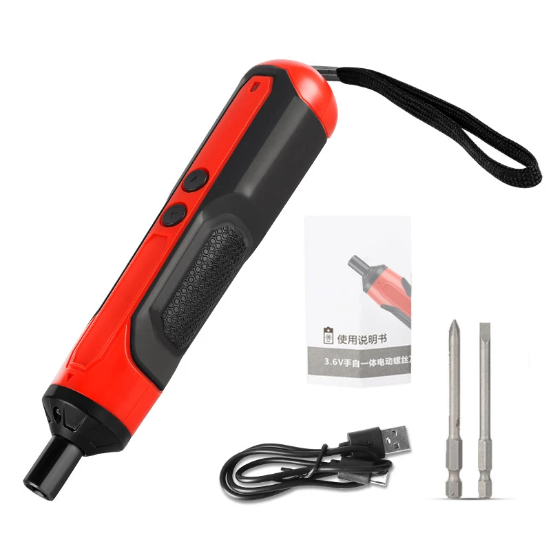 

3.6V Electric Screwdriver Set USB Rechargeable Lithium Battery Household Portable Automatic Maintenance Repair Power Tools