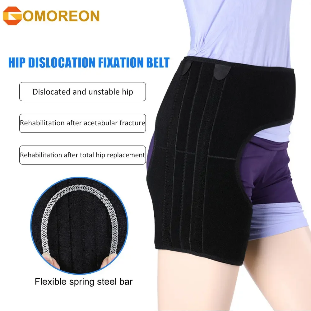 Groin Hip Brace Sciatica Pain Relief Support Wrap Hip Flexor Recovery Injury Sprain Relief Hernia Hamstring Quad SI Belt