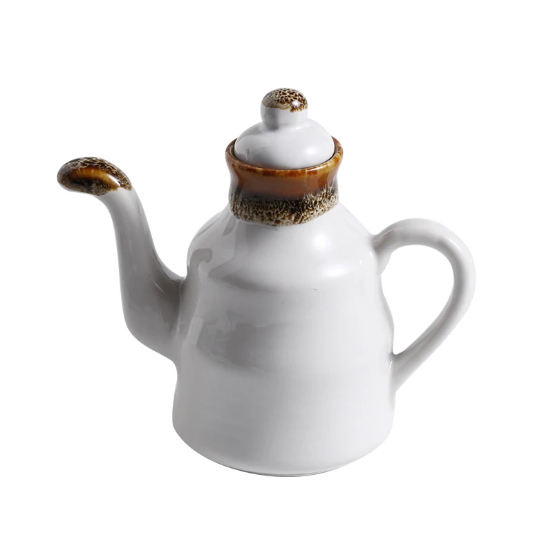 Ceramic 150mL Korean public seasoning sauce bottle seasoning bottle hand-painted oil pot tableware