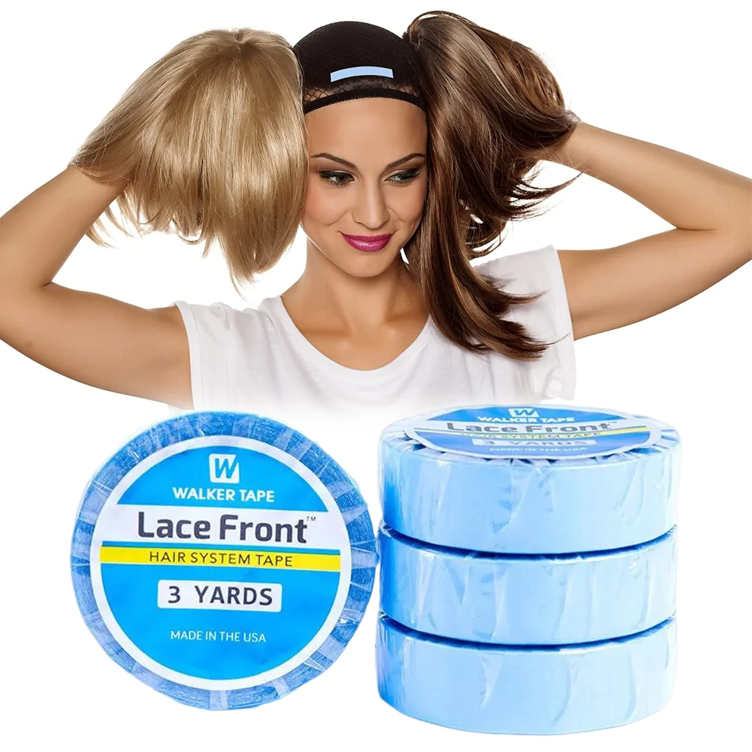 3yards Wig Adhesivev Tape Double Sided Waterproof Lace Front Wig Tape