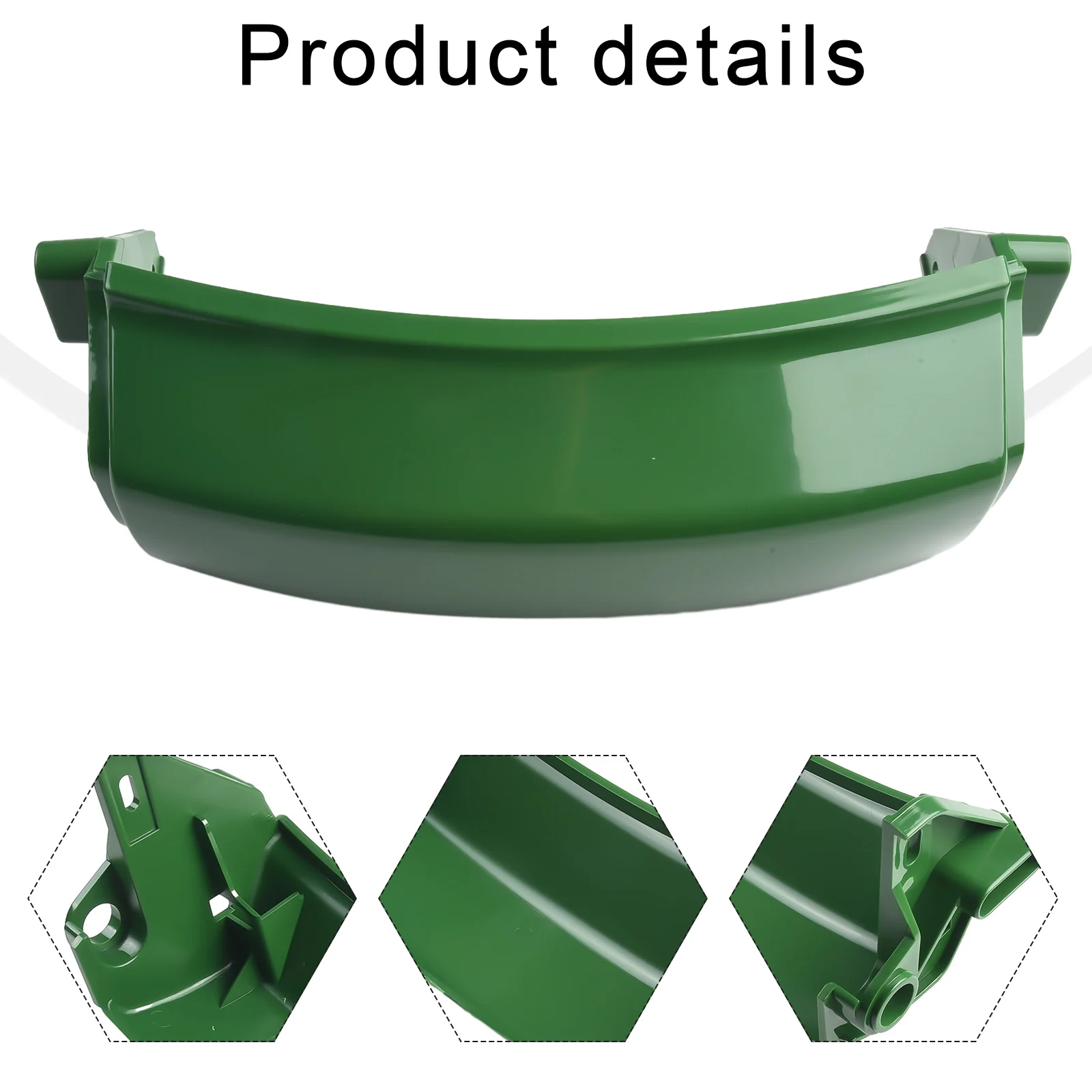 Kit Paraurti Anteriore Per Trattore John Deere LT155 LT166 - Verde, Con Viti